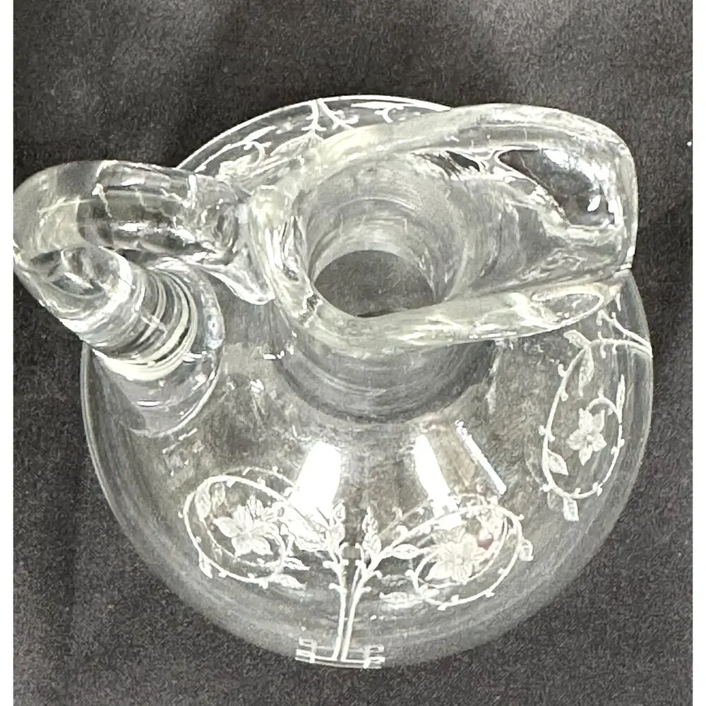 Fostoria Antique 1920's Etch 212 Crystal Cruet-Extremely Rare Find! - Picture 6 of 9